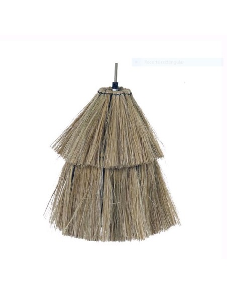 LAMPARA TECHO METAL JUTE 30X30X35 NATURAL
