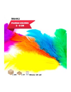 MINI PLUMAS 5/8CM 20PCS