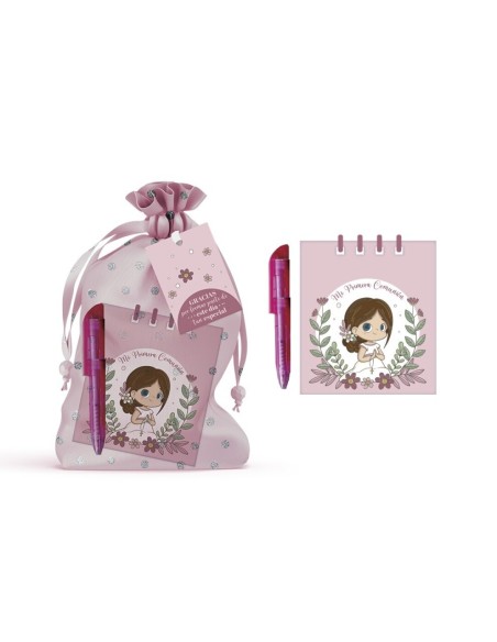 PRIMERA COMUNION LIBRETA C/BOLI NIÑA