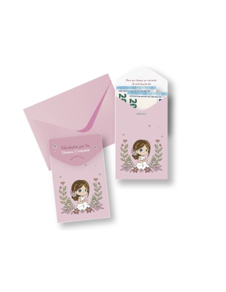 PRIMERA COMUNION SOBRE PARA REGALAR DINERO NIÑA