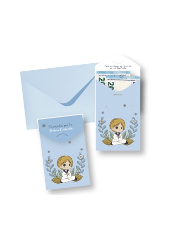 PRIMERA COMUNION SOBRE PARA REGALAR DINERO NIÑO