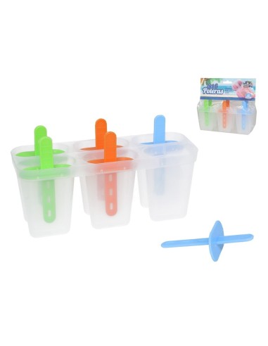 SET 6 POLERAS 18X7X10,5CM 3 SURTIDOS