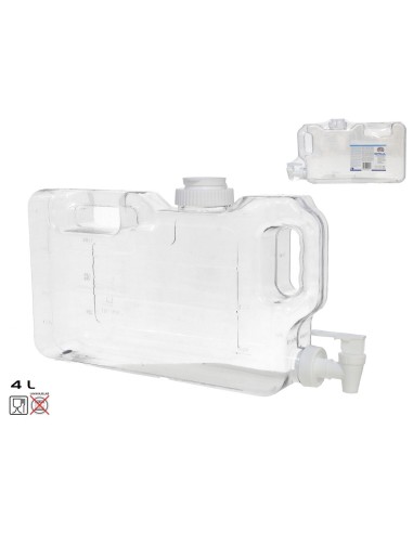 BOTELLA CON GRIFO 4L