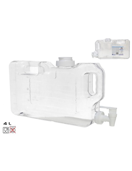 BOTELLA CON GRIFO 4L