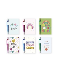 MINI LIBRETA C/ BOLIGRAFO CUTE TEXTS