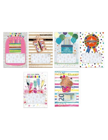 TARJETA PARA REGALAR DINERO CUMPLEAÑOS