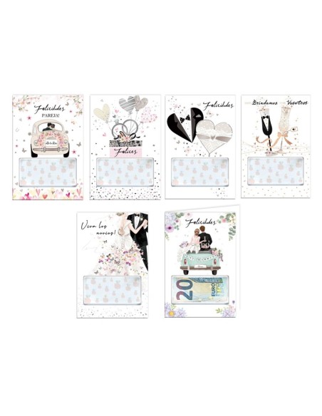 TARJETA PARA REGALAR DINERO BODA