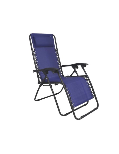 TUMBONA RECLINABLE 177X65X113CM AZUL