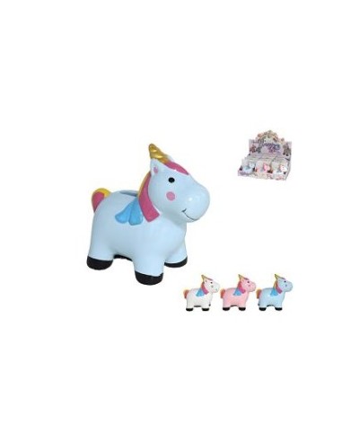 HUCHA UNICORNIO LEILA 11,5x6CM SURTIDO