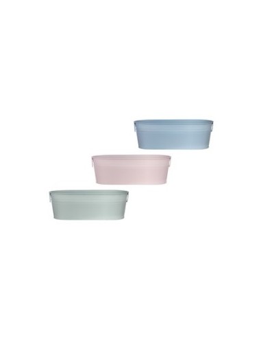 MACETERO METAL SURTIDOS BRILLO 27.5/11.3x24.5/8.7x9,3cm