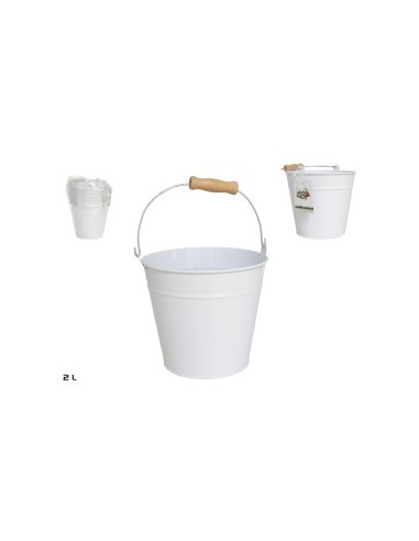 CUBO ZINCADO ROLY 2 LT BLANCO