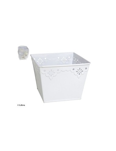 JARDINERA CUBO CUADRADO LORRAINE 1L 14X1