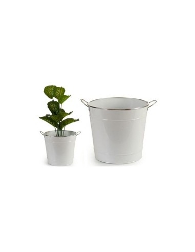 CUBO JUMBO BLANCO FILO PLATA