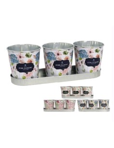 JARDINERA 3 MACETEROS CAMELIA 28,5X8,5CM