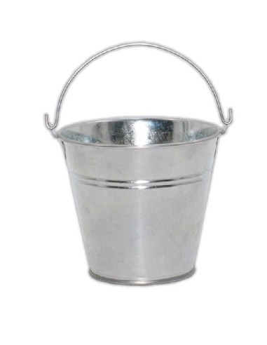 MACETERO METAL PEQ. C/ASA DE METAL d10x12/14cm