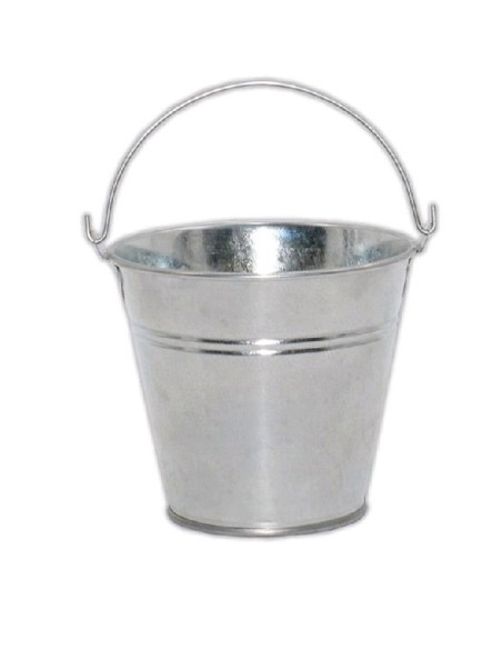 MACETERO METAL PEQ. C/ASA DE METAL d10x12/14cm