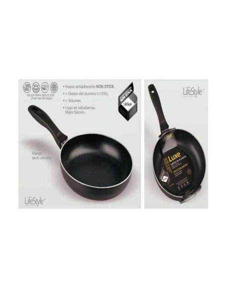 SARTEN ALUMINIO INDUCCION LUXE 16 cm