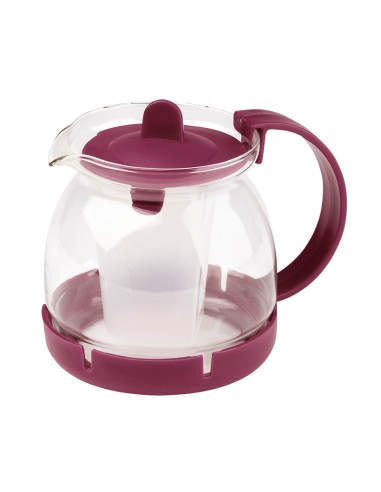 TETERA VIDRIO MICROONDAS CON FILTRO 800 ml