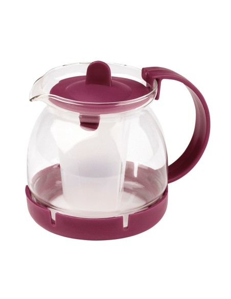 TETERA VIDRIO MICROONDAS CON FILTRO 800 ml