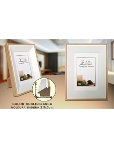 PORTAFOTO MADERA DM-845 15X20CM(12/24)