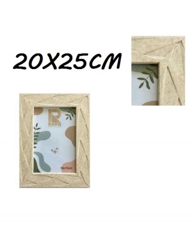 PORTAFOTO PVC (20*25) (CREMA)