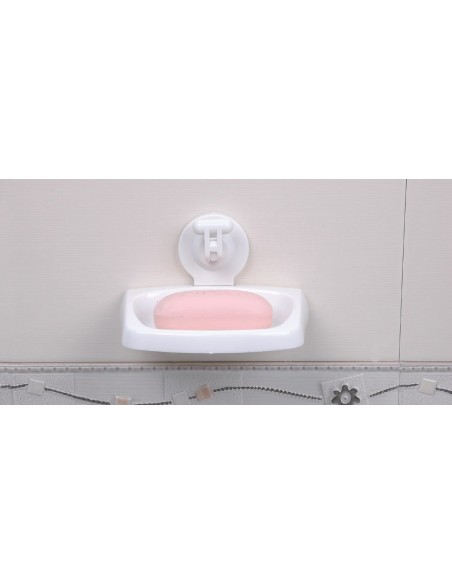 JABONERA PARED PVC (16*11*9 CM )(C/Ventosa)