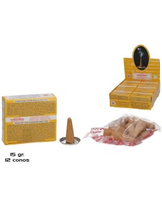 INCIENSO 15G 12 CONOS SATYA SANDAL WOOD
