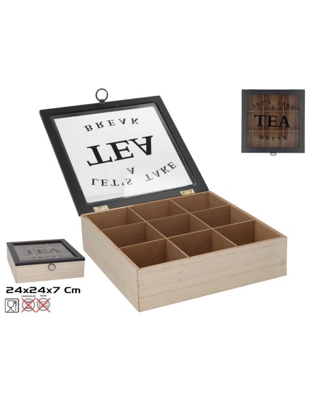 CAJA DE TE 24X24X7 CM