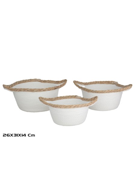 SET 3 CESTAS LION 31X26X14