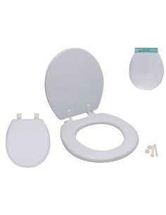 TAPA WC BLANCA ACOLCHADA 39X36,5CM