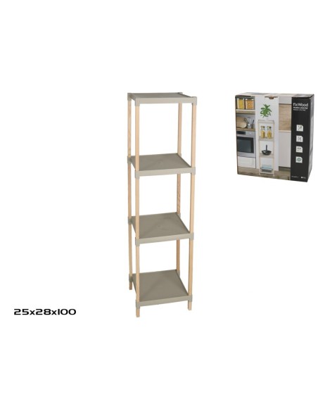 MUEBLE STUDIO 4 ALTURAS 100X28X25 CM
