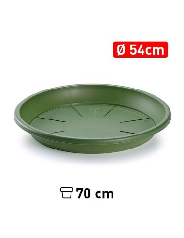 PLATO MACETA 54 CM VERDE JAR