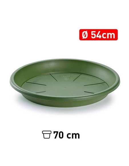 PLATO MACETA 54 CM VERDE JAR