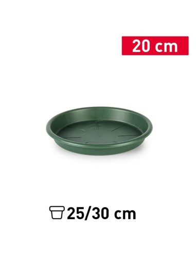 PLATO MACETA 20 CM VERDE JAR