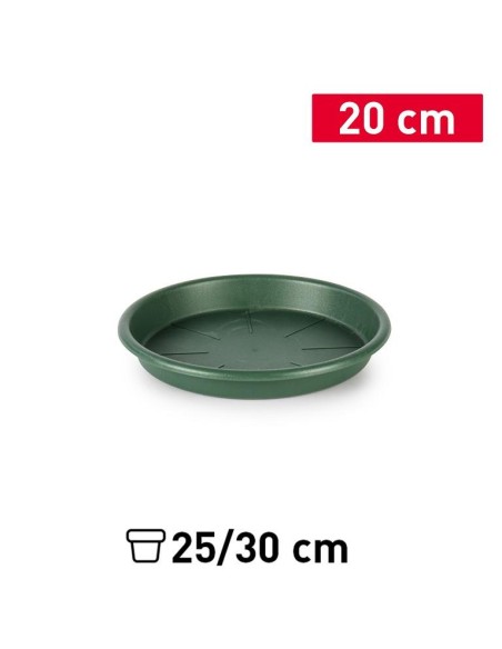 PLATO MACETA 20 CM VERDE JAR