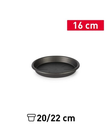 PLATO MACETA 16 CM ANTRACITA