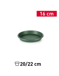 PLATO MACETA 16 CM VERDE JAR