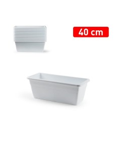 JARDINERA 40 CM BLANCO