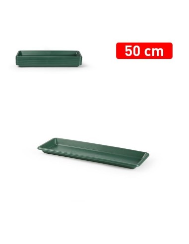 PLATO JARDINERA 50 CM VERDE JAR