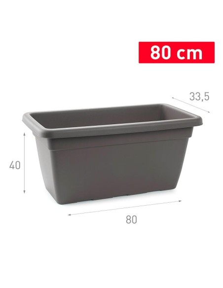 JARDINERA 80 CM ANTRACITA
