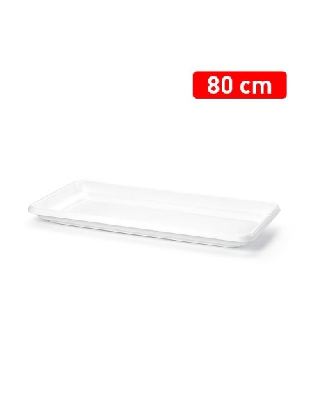 PLATO JARDINERA 80 CM NUEVO BLANCO
