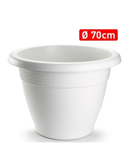 MACETA REDONDA 70 CM BLANCO