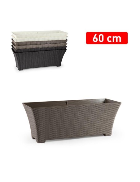 JARDINERA RATTAN 60 CM SURT MTW