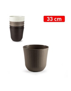 MACETA RATTAN REDONDA 33 CM SURT MTW