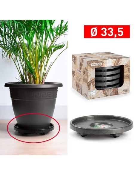 PORTAMACETA ANTRACITA