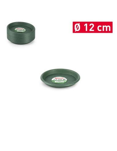 PLATO MACETA 12 CM VERDE JAR