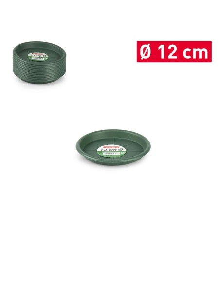 PLATO MACETA 12 CM VERDE JAR