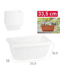 JARDINERA ROMA 33,5 CM BLANCO