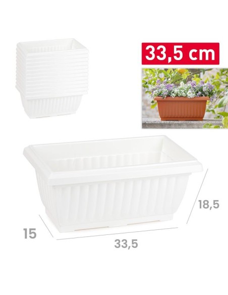 JARDINERA ROMA 33,5 CM BLANCO