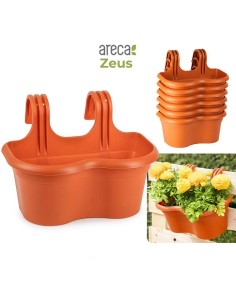 JARDINERA BALCONERA ZEUS ARECA TERRACOTA